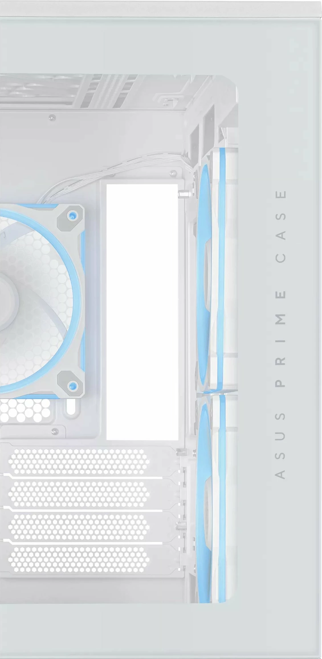 Kasë Asus Prime AP202 TG ARGB microATX/mini-ITX, mini tower, USB-C, pa furnizim, e bardhë