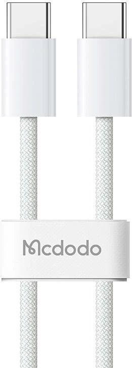 Kabllo USB-C në USB-C, Mcdodo CA-5690, 60W, 1m, e bardhë