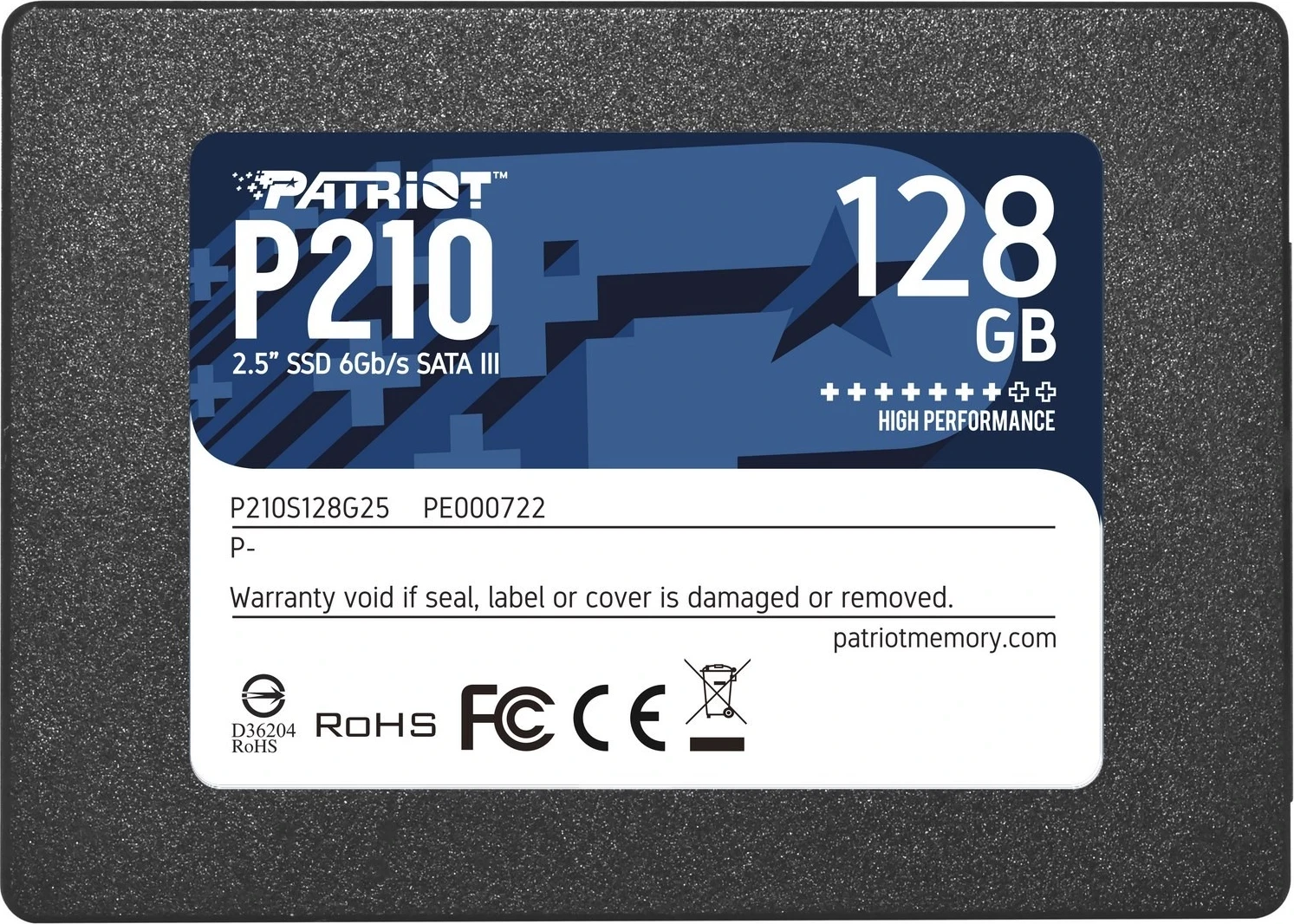 Disk SSD Patriot P210, 128GB 