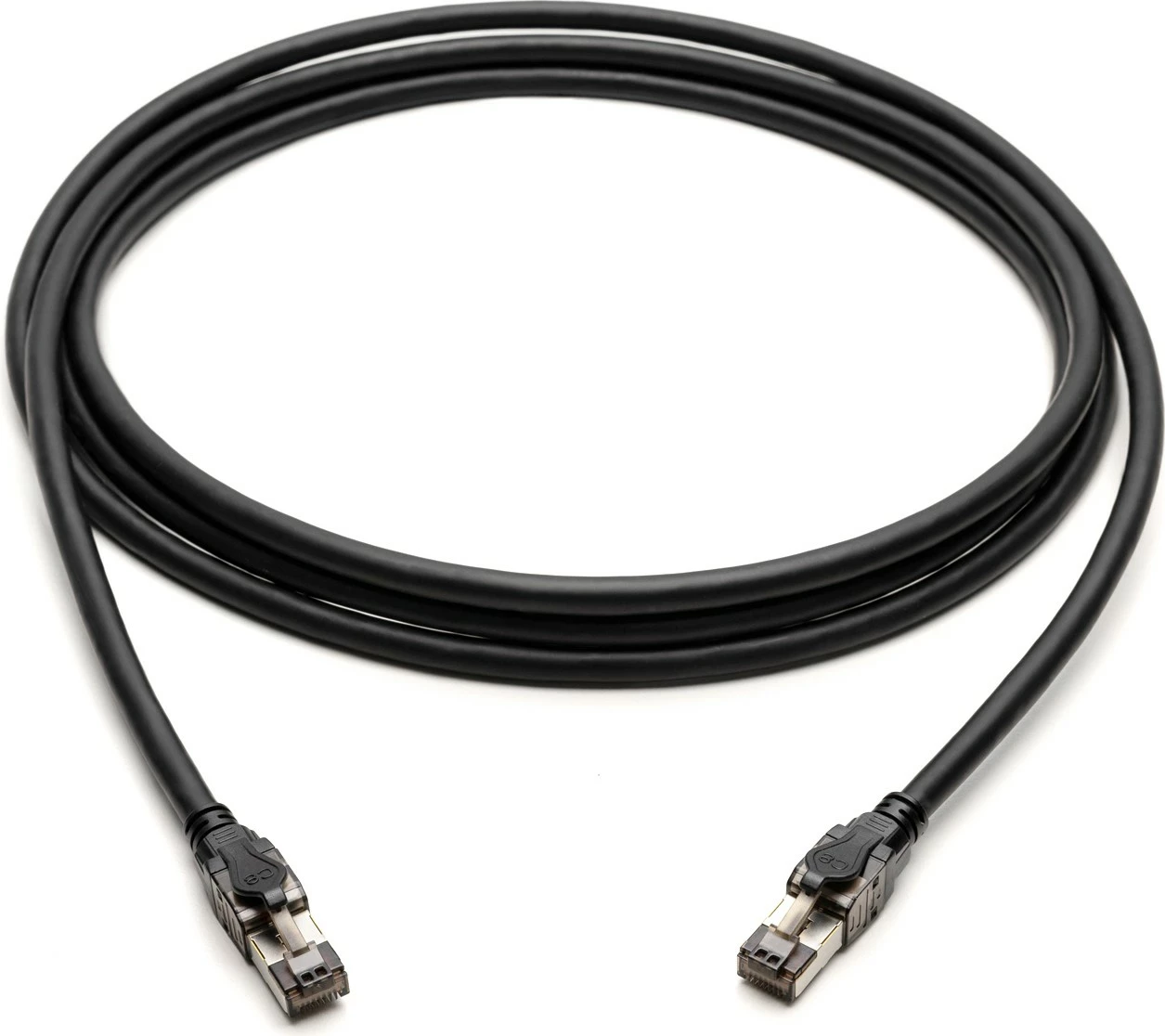 Kabllo rrjeti Digitus Cat 8.1, 1m, S/FTP, RJ-45, e zezë