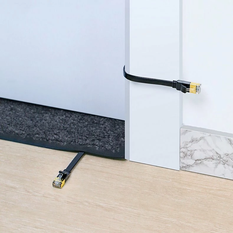 Kabllo rrjeti Ugreen NW106 11265, Cat 7 STP, RJ45, 10m, e zezë