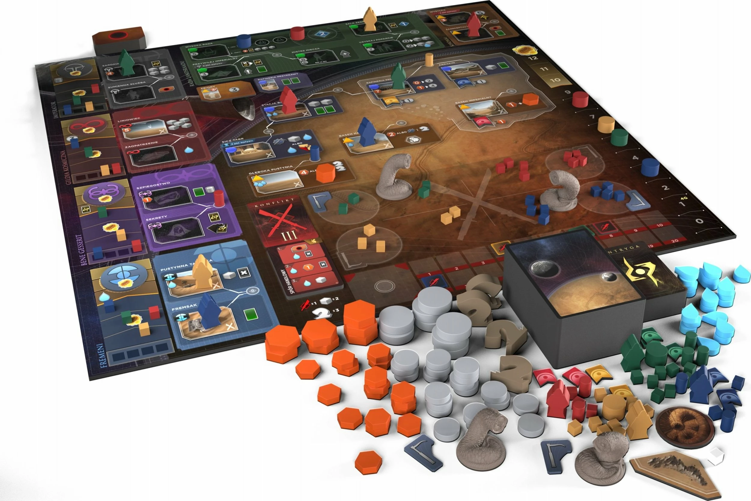 Lojë tavoline Lucky Duck Games Dune: Imperium – Rise (Powstanie), 1-6 lojtarë, 120 min, 12+, version polonisht