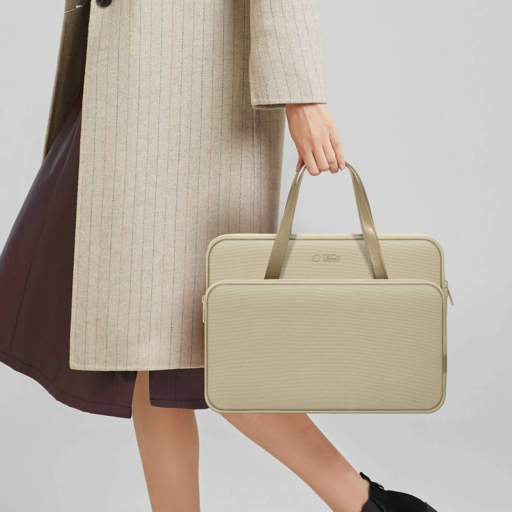 Mbështjellës laptopi Tech-Protect, 13-14 inç, Bezhe