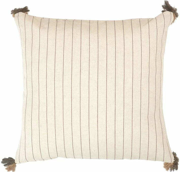Jastëk dekorativ Ammos 6, pambuk, bezhë, 45x45cm