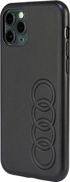 Mbështjellës Audi për iPhone 11 Pro 5.8", lëkurë sintetike, i zi