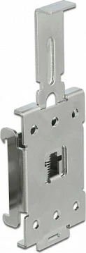 Adapter shinë DIN DeLOCK 66332, metal, 114 x 40 x 15 mm, argjend