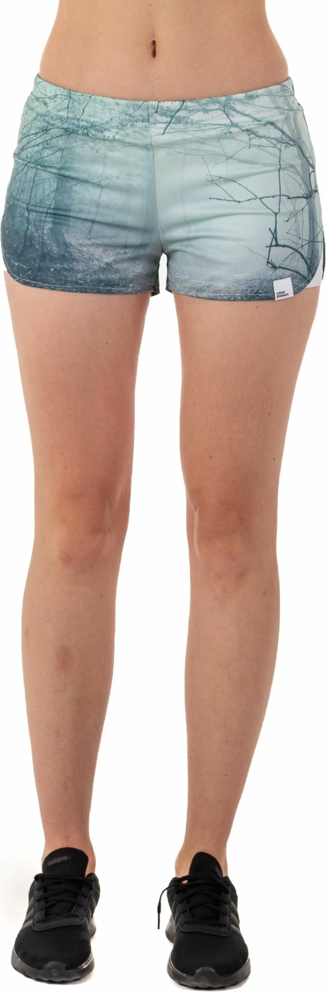 Shorce sportive për femra Colour Pleasure CP-020 135, XS-S, e gjelbër