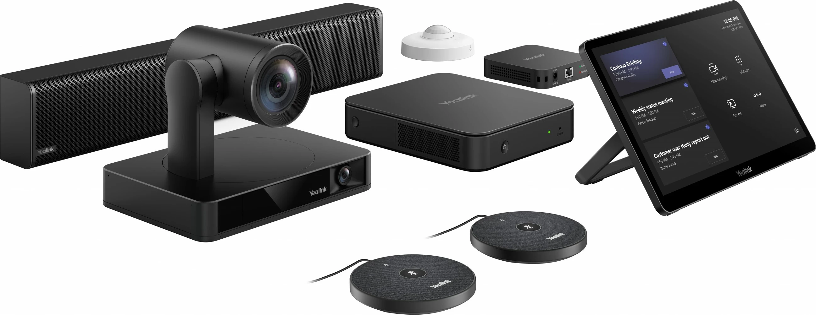 Sistem konferencash Yealink MVC860-C5-710, Intel Core i5, 8GB RAM, 4K Ultra HD, e zezë