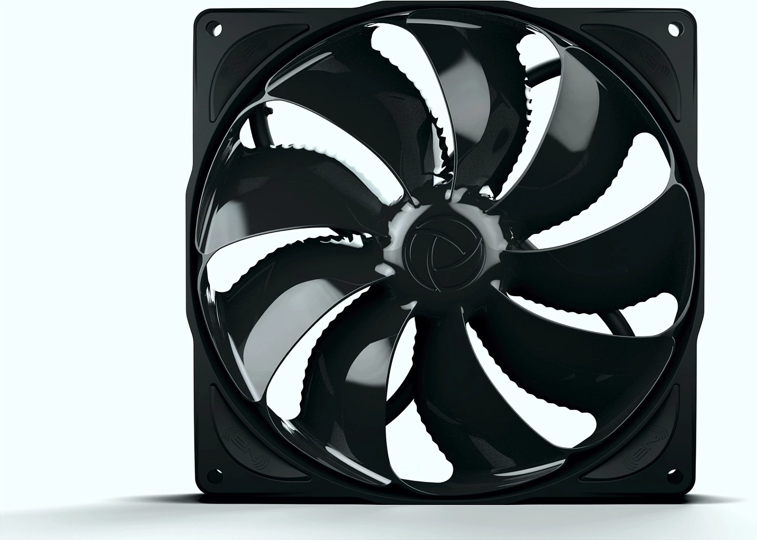 Ventilator për kasë Noiseblocker NB-eLoop B14-PS, 140mm PWM, i zi