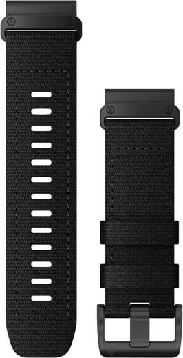 Rrip Garmin QuickFit për smartwatch, najlon, i zi