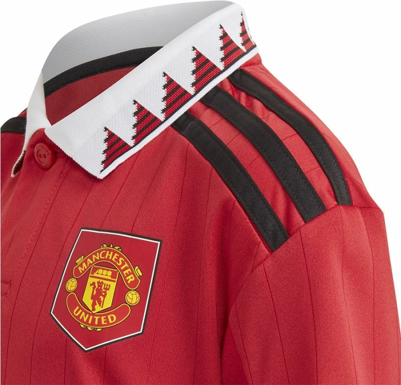 Trenerka për fëmijë adidas Manchester United, e kuqe dhe e bardhë