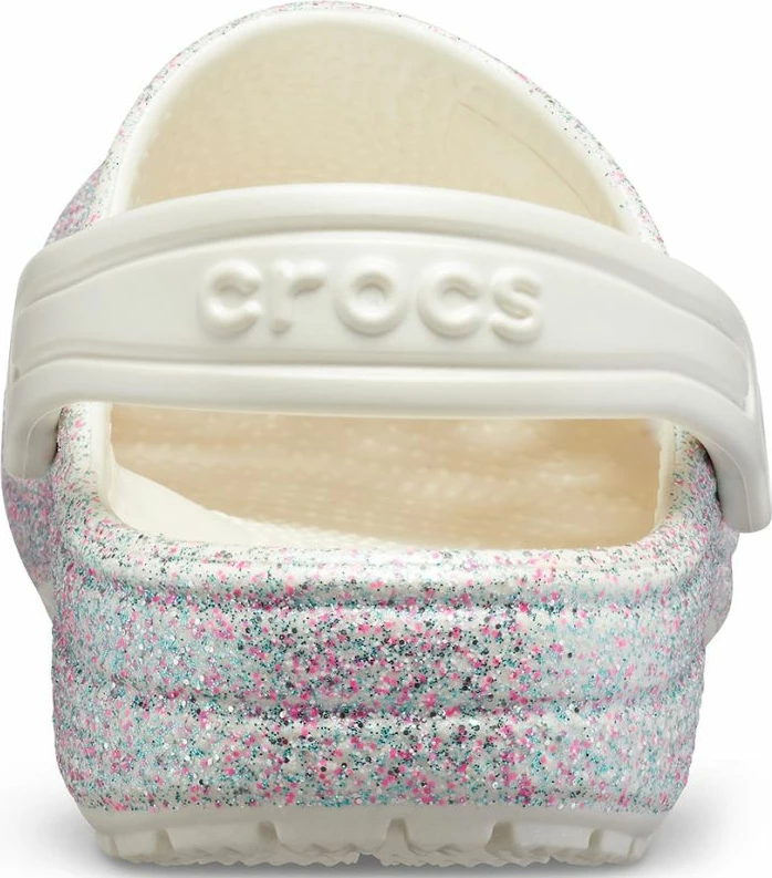 Sandale për fëmijë Crocs Classic Glitter Clog Jr 205441 159, argjend