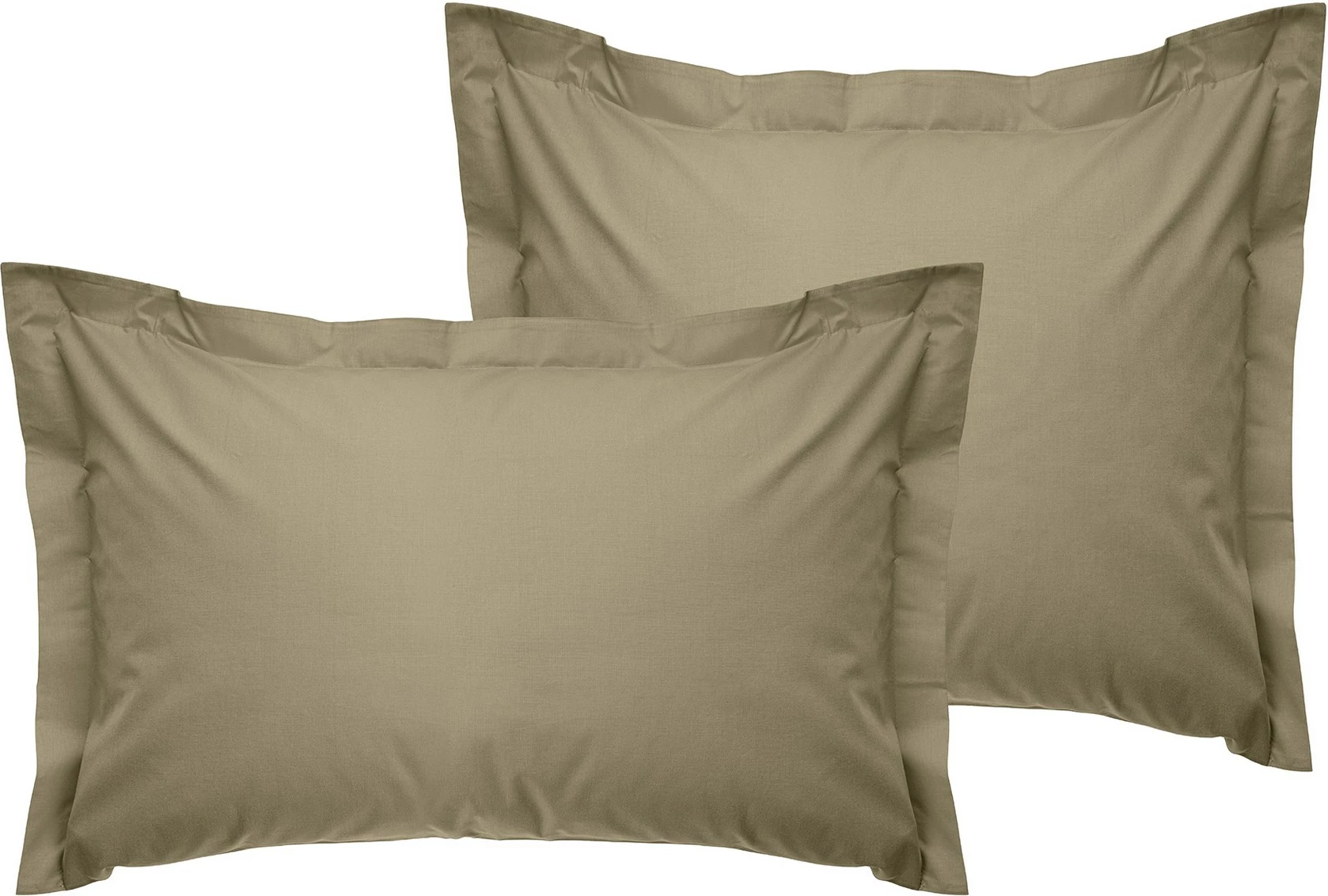 Set jastëkësh Oxford (2 copë), ngjyrë bezhë, L'essentiel, 80x80+5cm