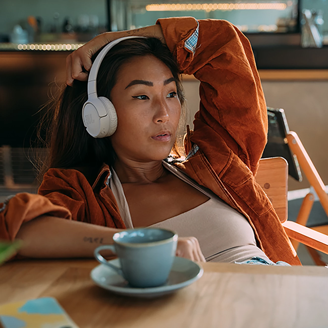 Kufje wireless JBL Tune 520BT, Bluetooth 5.3, të bardha