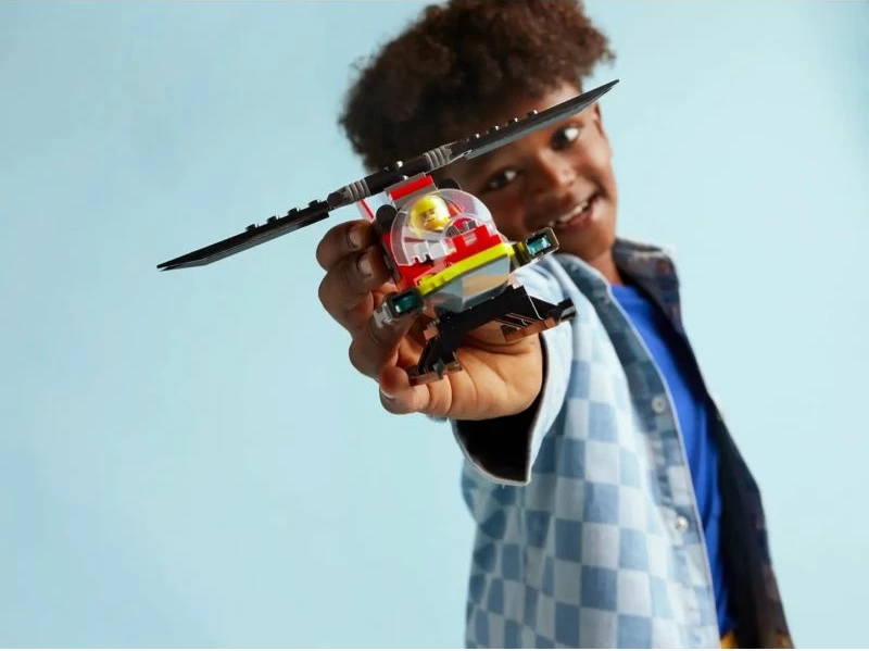 Lego helikopter zjarrfikës, fëmijë