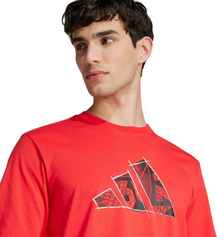 Maicë adidas për meshkuj, e kuqe [Madhësia: M]