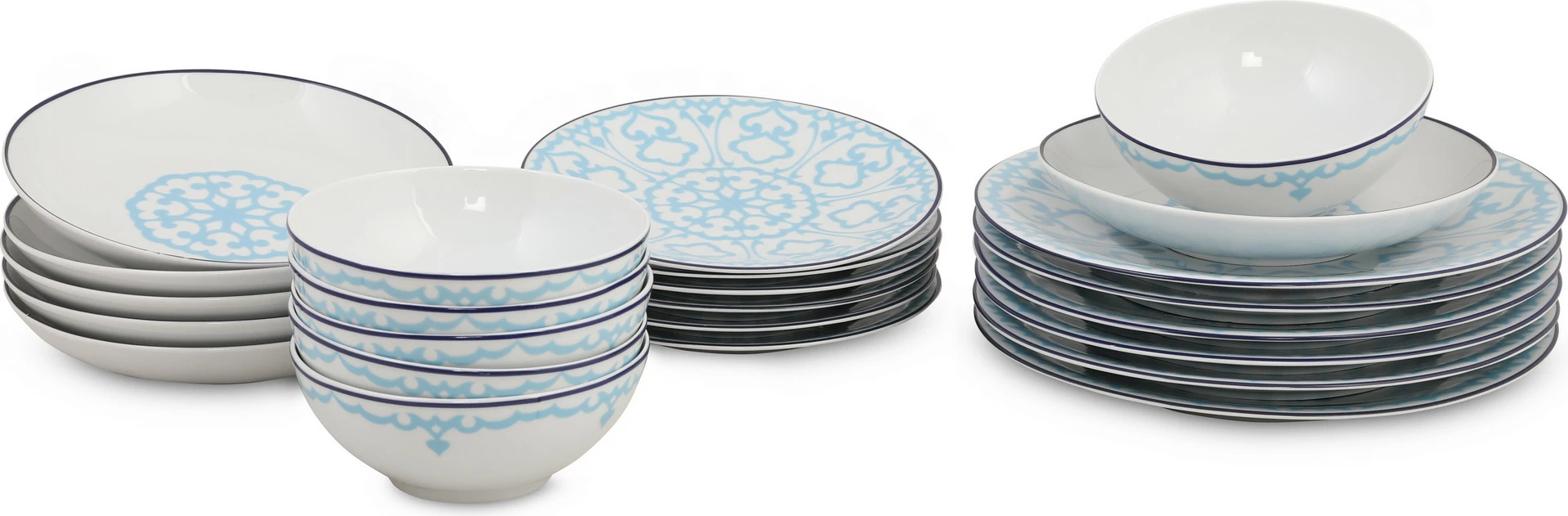Set enësh për drekë (24 copë), Hermia Concept, ZG24Y2430596614