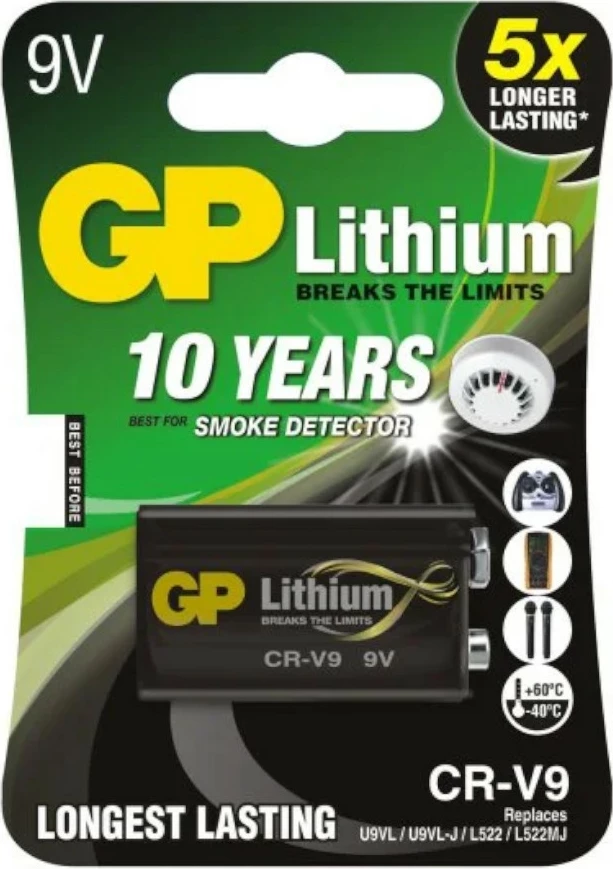 Bateri litium GP Battery CRV9-U1, 9V, 800mAh, 1 copë