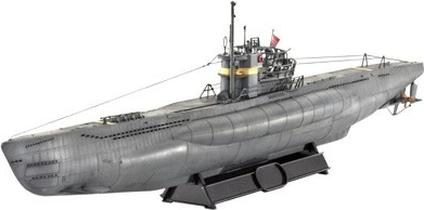Model plastik Revell German Submarine TYPE VII C/41, 1:144, 107 pjesë, Gri