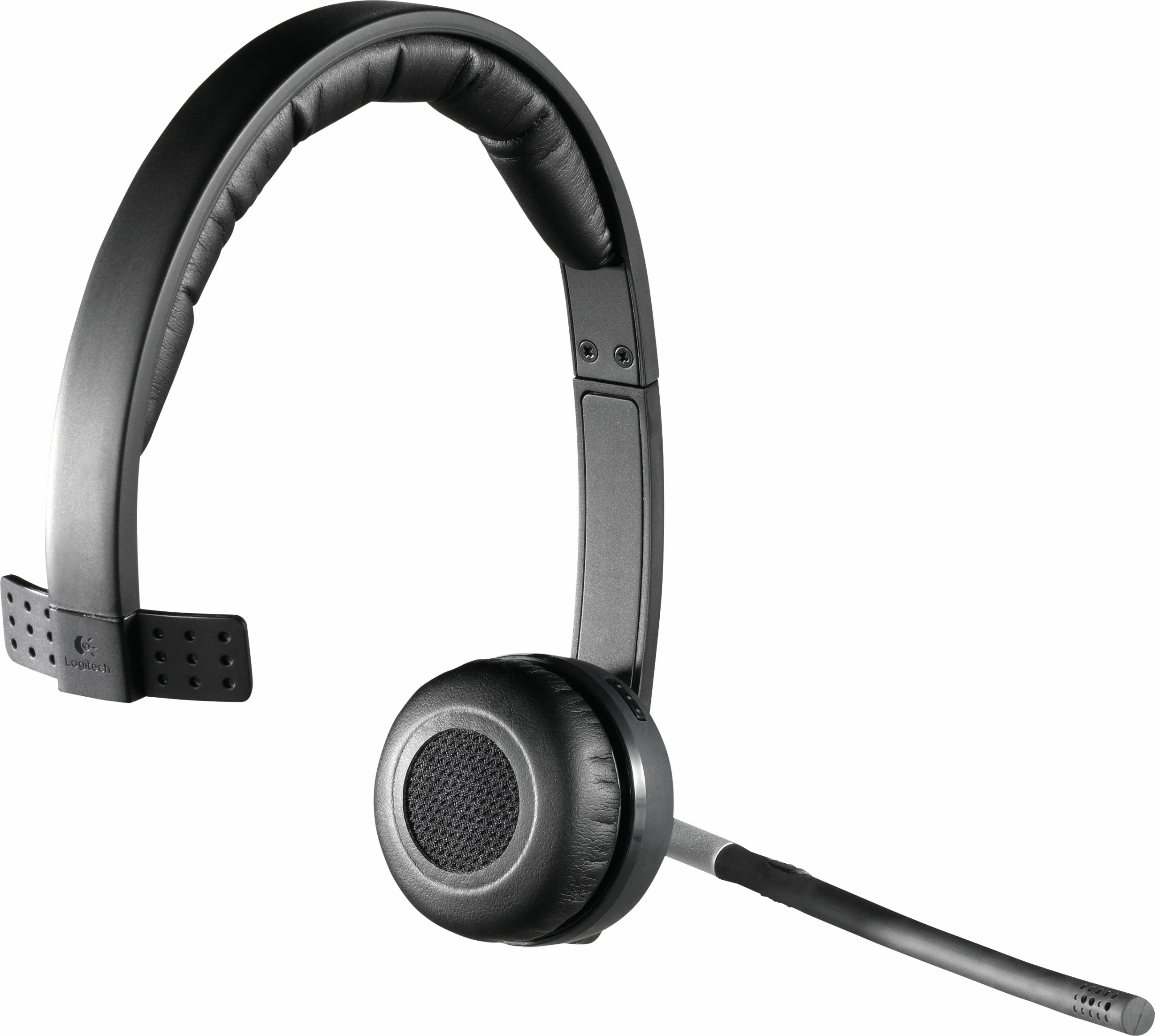 Kufje pa tela Logitech Mono H820e, Wireless, Office/Call center, 150 - 7000 Hz, 88 g, Headset, Black