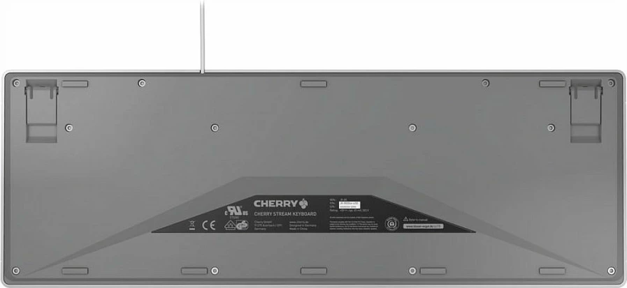Tastierë Cherry STREAM, USB, full-size, QWERTZ (HU), e bardhë