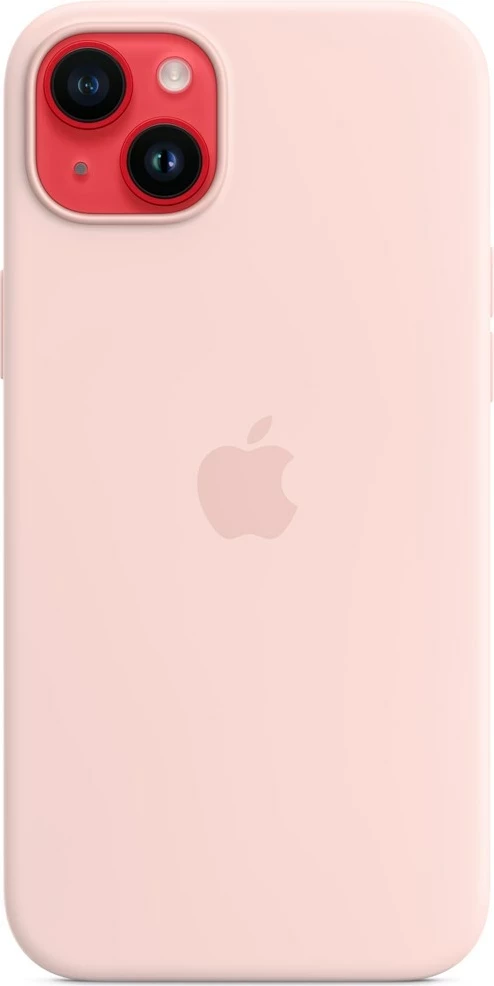 Mbështjellës Apple Silicone me MagSafe për iPhone 14 Plus, Rozë e lehtë