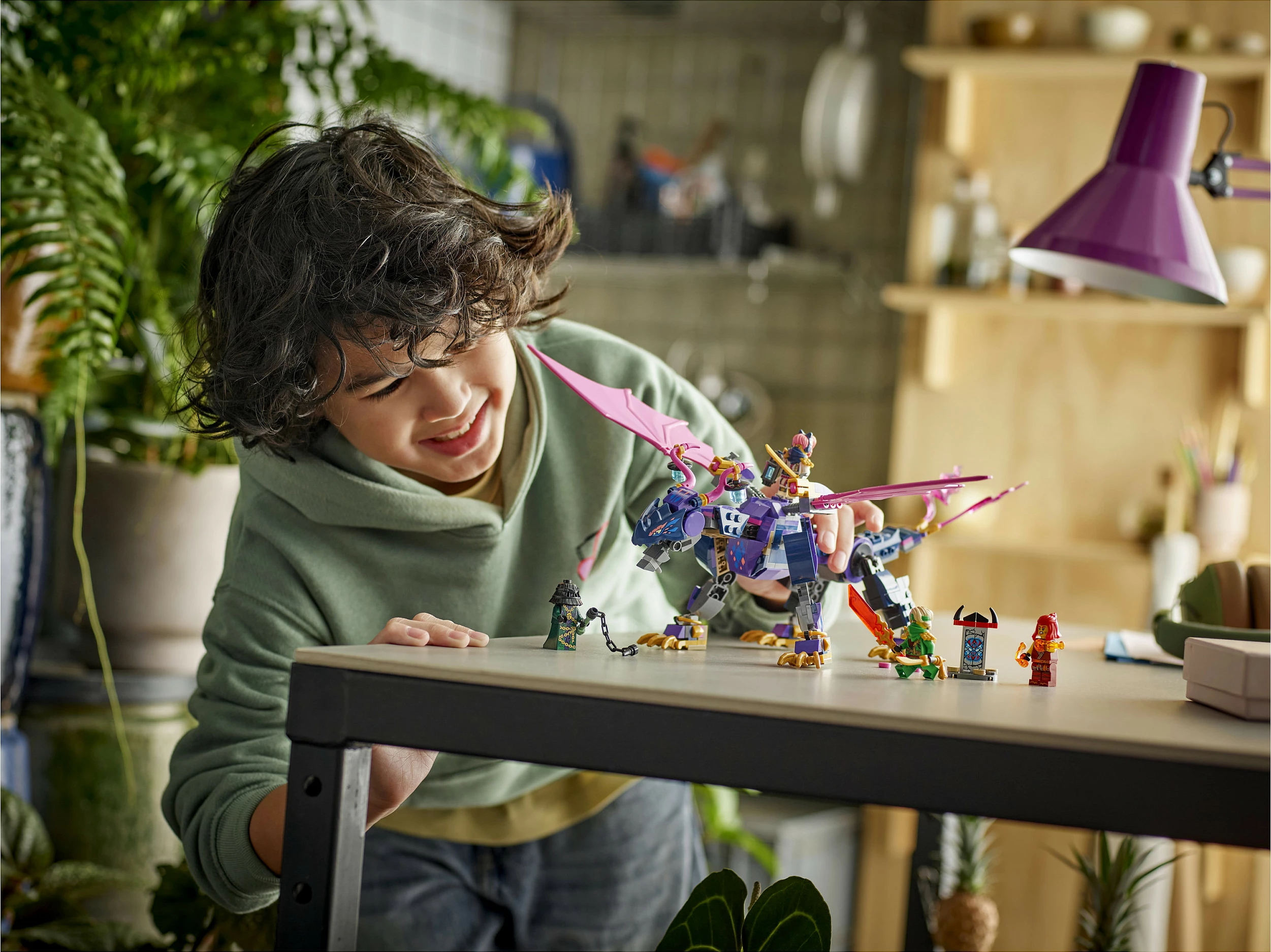 Set ndërtimi LEGO NINJAGO 71842 Rontu Master Dragon, 381 copë, 7+, shumëngjyrësh