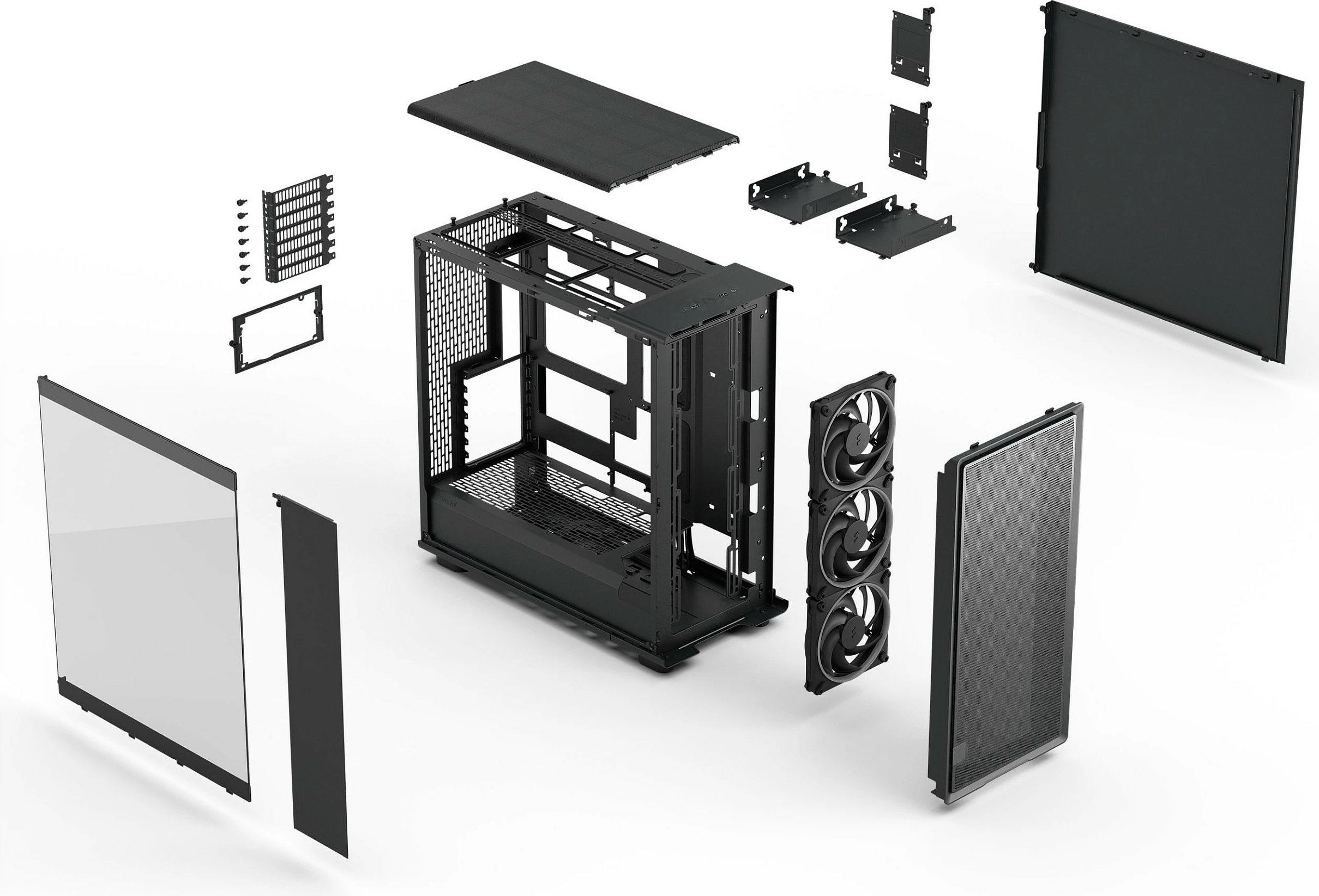 Kasë Fractal Design Epoch XL, Tower, ATX/EATX/micro ATX/ITX, RGB, e zezë