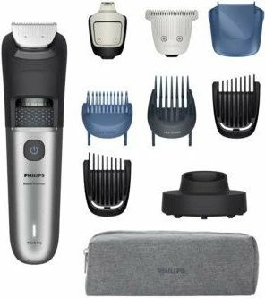 Trymer për mjekër Philips Beardtrimmer Series 7000 BT7670/15, 40 nivele 0.4-20mm, i zi, me brushë pastrimi