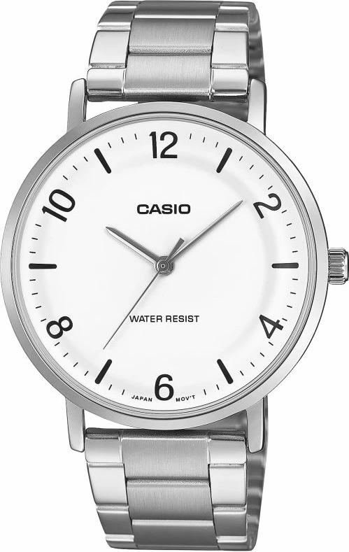 Orë dore për meshkuj CASIO, argjendtë