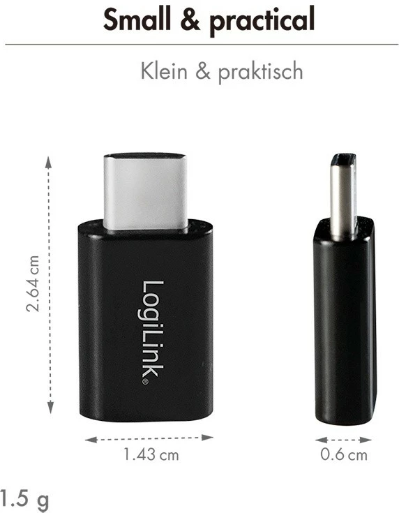 Adapter Bluetooth LogiLink BT0048A USB-C Gen1 3Mbps 20m, i zi