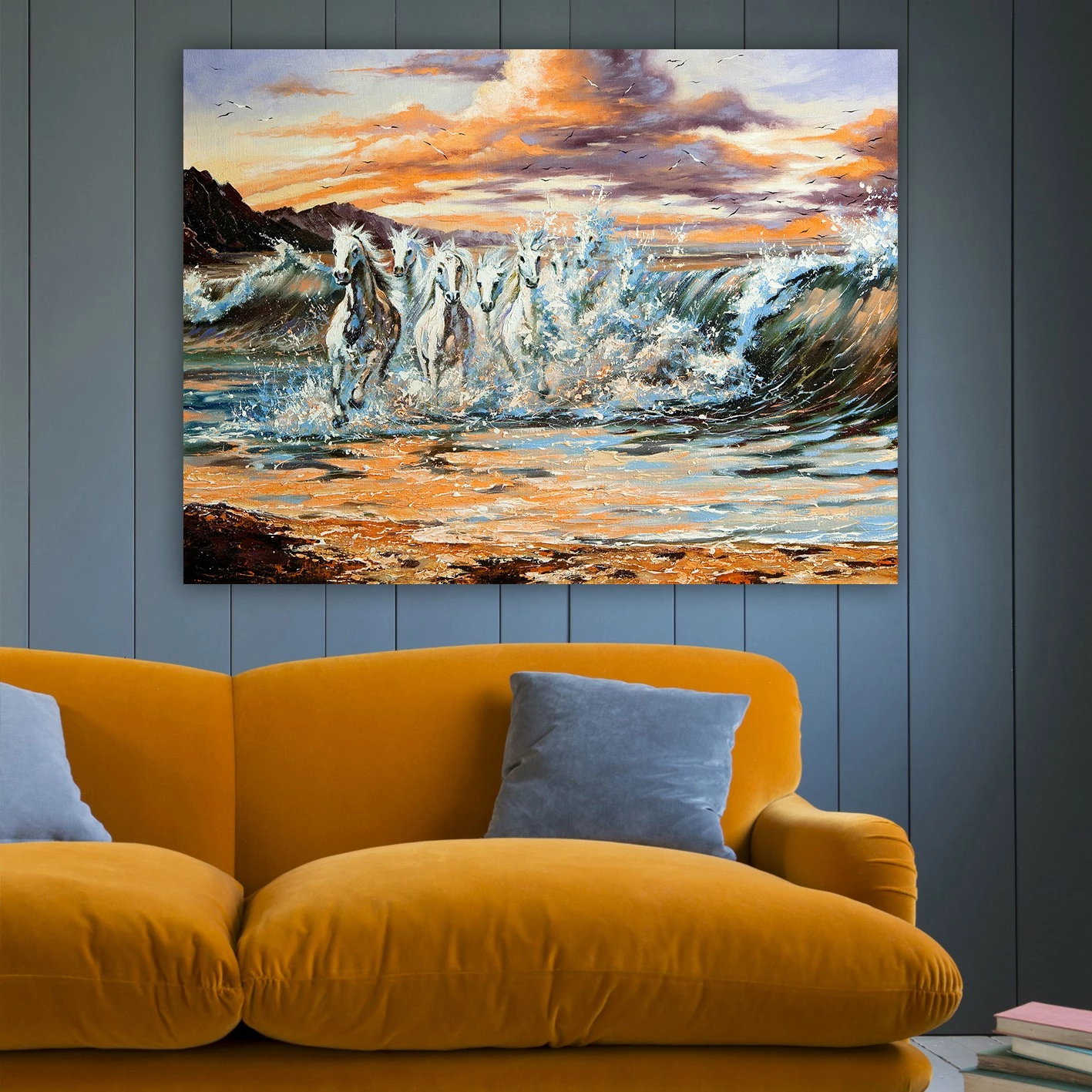 Pikturë dekorative në kanavacë, shumëngjyrëshe, Wallity, 70x100cm