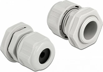 Glandë kabllore DeLOCK PG13.5, IP68, për kabllo 5 mm, 2 copë, gri