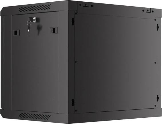 Kasë muri për server Lanberg WF01-6409-23B, 9U, 19 inç, 600x450 mm, e zezë