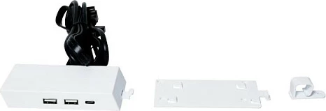 Modul USB Lian Li për kasë O11DEX/O11DERGB-X, 2x USB-A + 1x USB-C, bardhë
