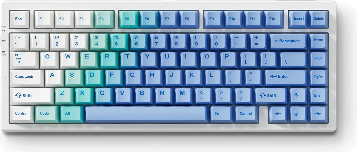 Tastierë gaming Mchose G75 Pro, mekanike 75%, wireless/USB-C, RGB, Blue