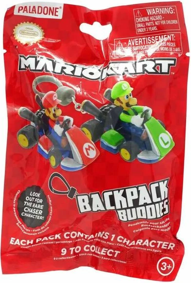Obezek Paladone Mario Kart Backpack Buddies, figurë surprizë (1 copë)