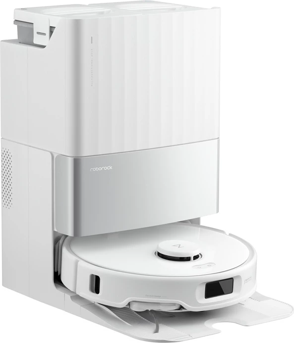 Robot pastrimi Roborock Qrevo Edge 5V1 18500 Pa, stacion dokimi me zbrazje automatike, 5200 mAh, i bardhë, set