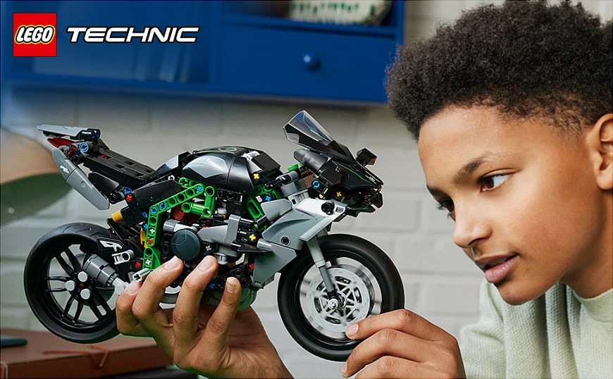 Set ndërtimi LEGO Technic Kawasaki Ninja H2R, 643 pjesë, shumëngjyrësh