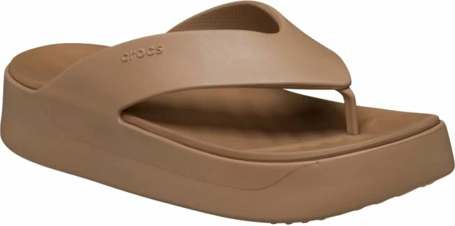 Sandale platforme për femra Crocs Getaway Flip, kafe [Madhësia: 41 - 42]
