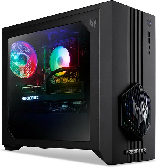 Kompjuter desktop Acer Predator Orion 3000 U7-265F, 32GB RAM, 1TB SSD, GeForce RTX 5070 12GB, Windows 11 Home, ngjyrë e zezë