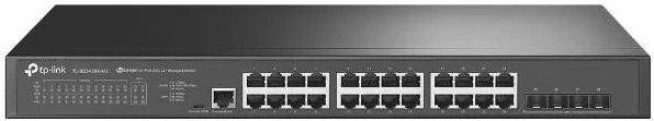 Switch TP-Link TL-SG3428X-M2, 24 porta 2.5G, 4 SFP+ 10G, për rack 19 inch