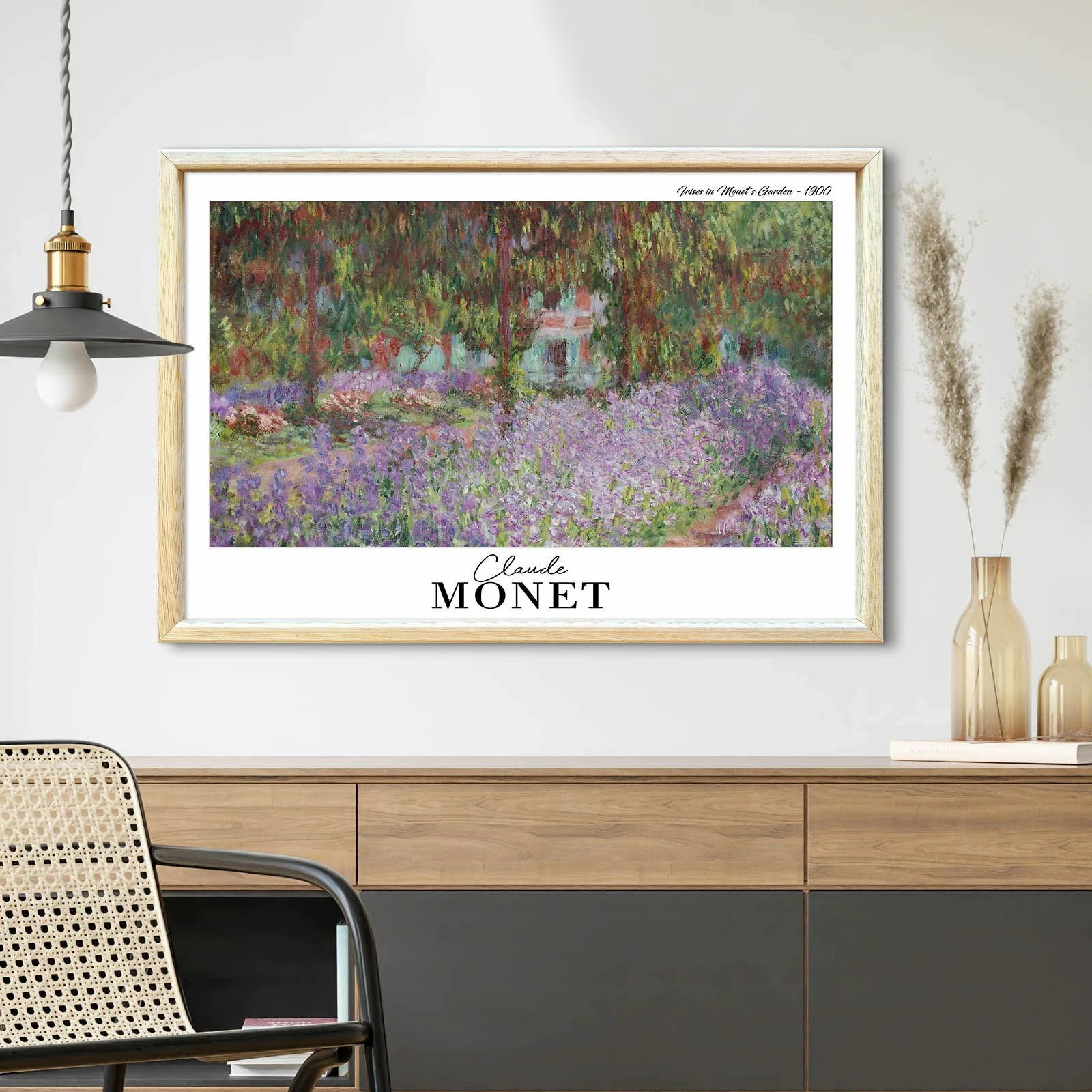 Pikturë dekorative me kornizë, Wallity, 4262AHSMONET-007