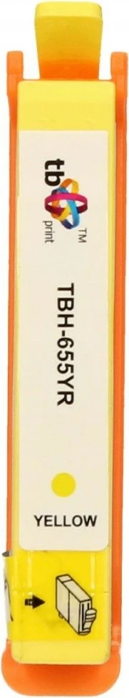 Kartridzh boje TB Print TBH-655YR, për HP Deskjet Ink Advantage, 600 faqe, e verdhë
