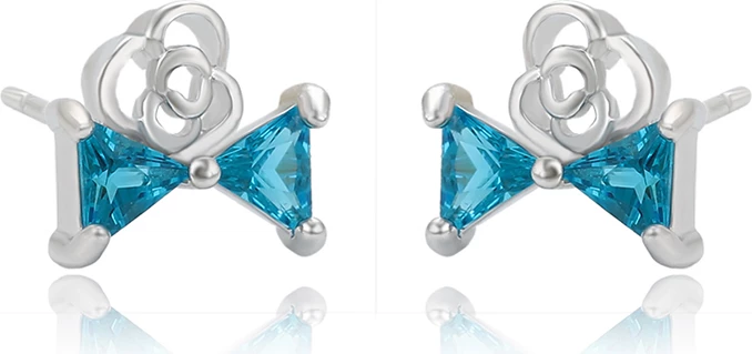 Vathë me dizajn modern të flakëruar në argjend VDMA002