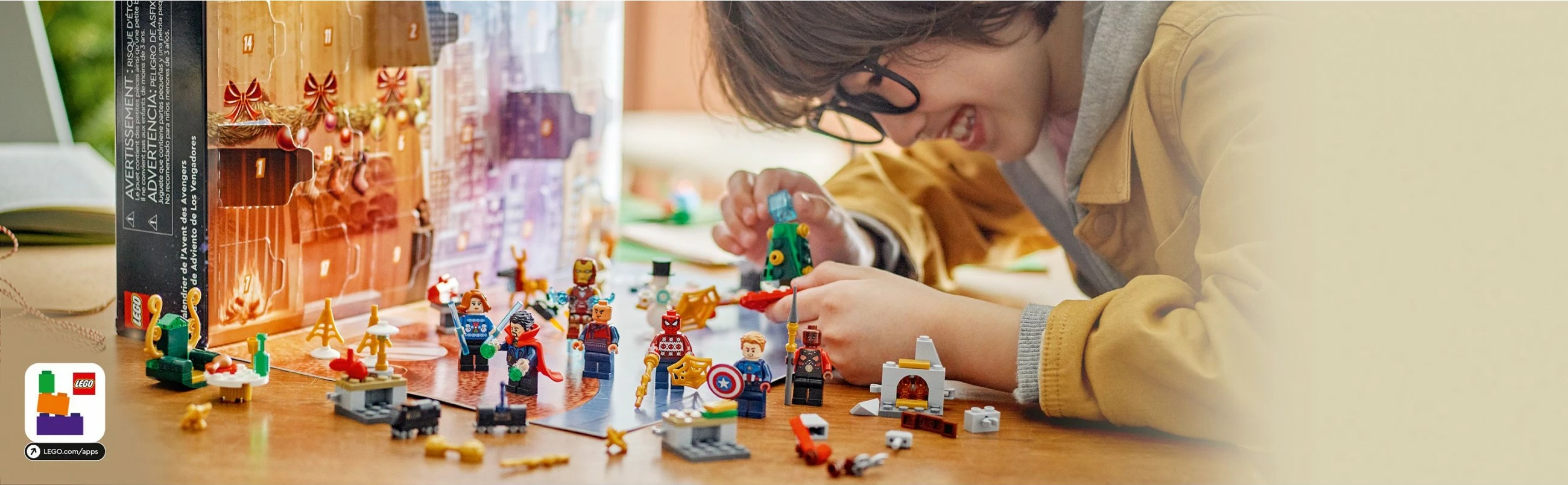 Set ndërtimi LEGO Marvel 76267, Advent Calendar, multikolor