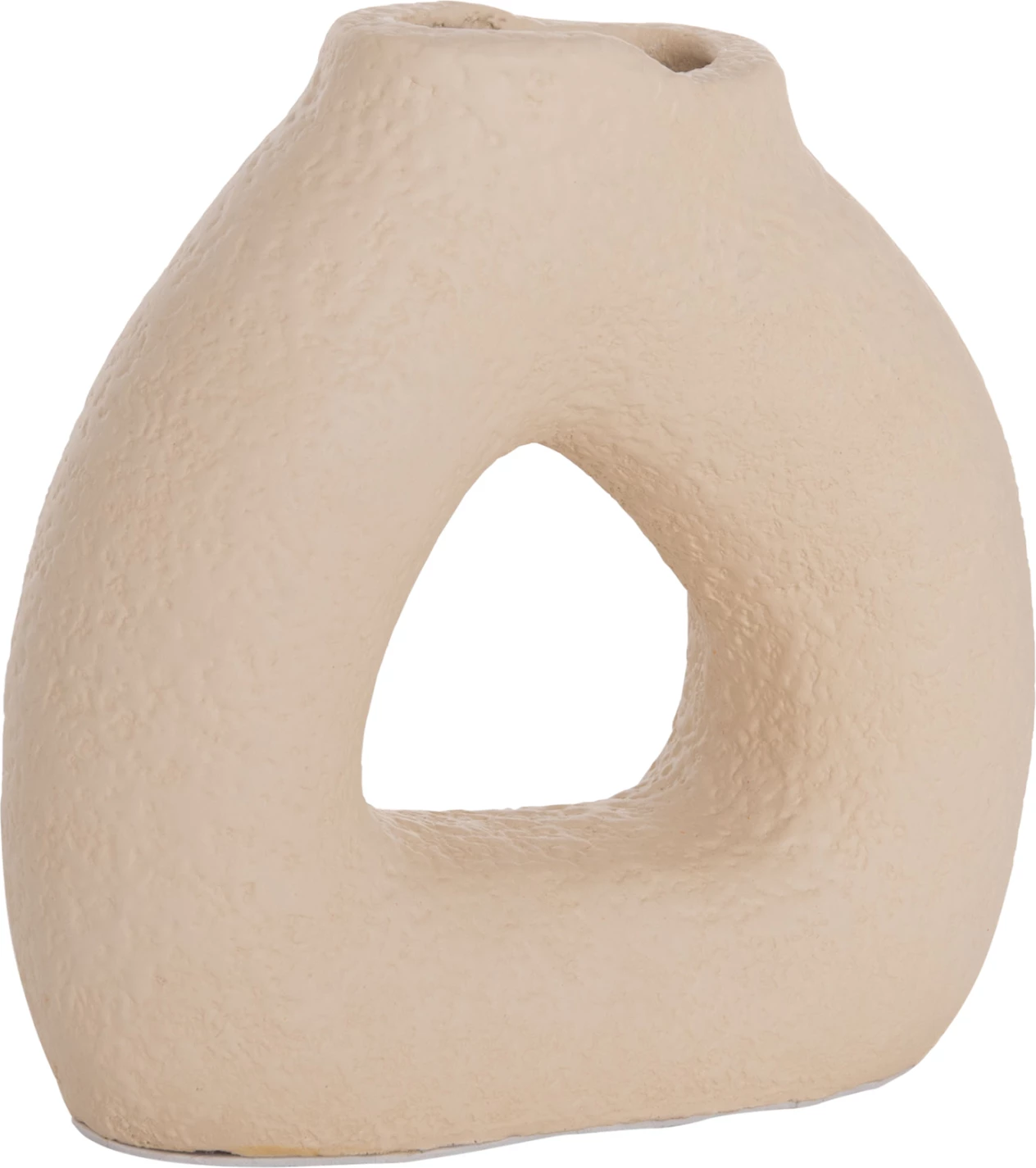 Vazo dekorative tavoline DECANT, terrakotë, ngjyrë e bardhë krem, FH4667.02S, 17.5x6.5x17cm