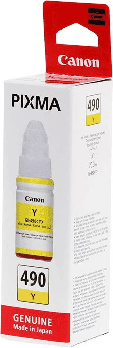 shishe boje Canon GI-490Y 0666C001 e verdhë
