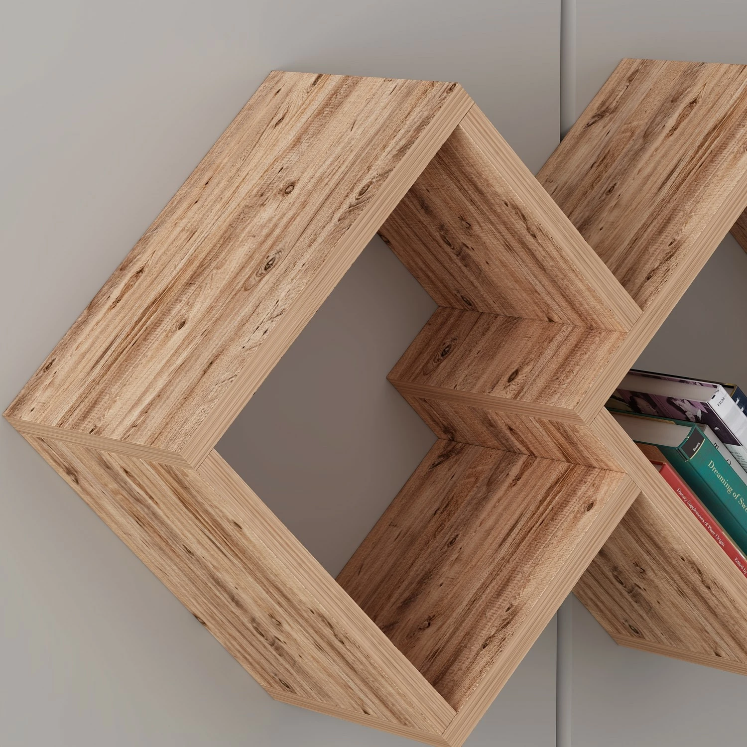 Raft muri Skye Decor, ngjyrë Atlantic Pine