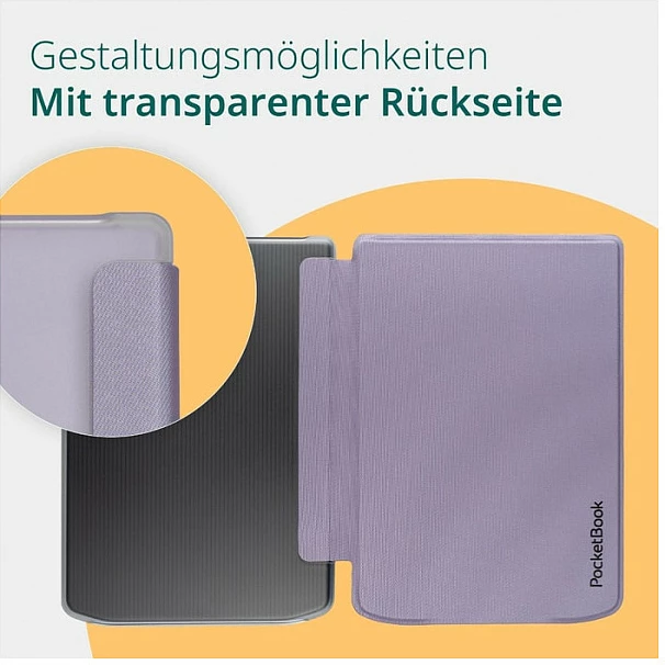 Mbështjellës folio PocketBook SH-TR-634-LPL-WW për Verse/Verse Lite/Verse Pro/Verse Pro Color, 6", transparent livando
